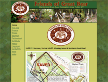 Tablet Screenshot of friendsofgreatbear.org